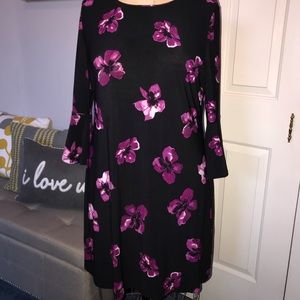 Womens Tommy Hilfiger Navy with purple flowers